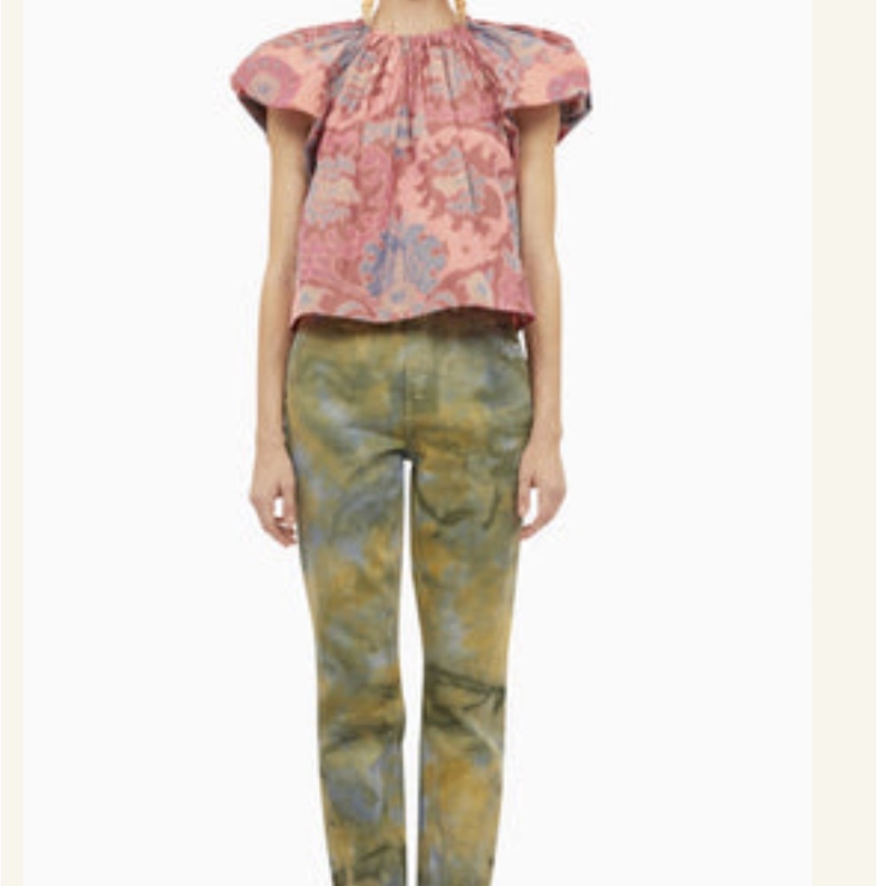 Ulla Johnson Flo Blouse in Passionflower -  Size 6